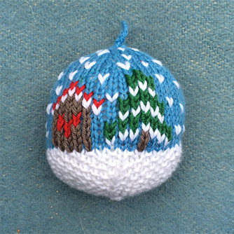Christmas ornament knit pattern
