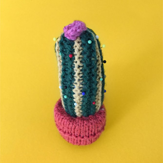 Cactus knit pattern